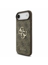 Guess Guess PU 4G Metal Logo Zadnja Maska za iPhone Air Brown