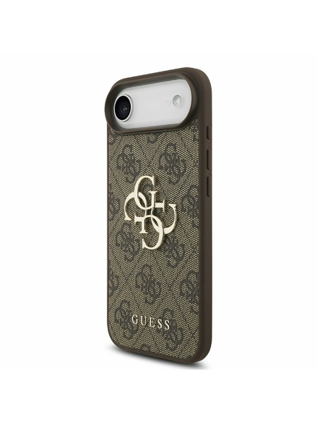 Guess Guess PU 4G Metal Logo Zadnja Maska za iPhone Air Brown