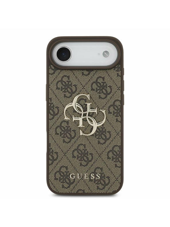 Guess Guess PU 4G Metal Logo Zadnja Maska za iPhone Air Brown