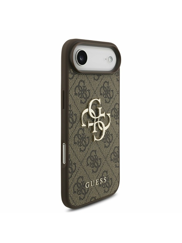 Guess Guess PU 4G Metal Logo Zadnja Maska za iPhone Air Brown