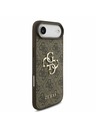 Guess Guess PU 4G Metal Logo Zadnja Maska za iPhone Air Brown
