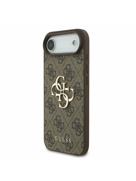 Guess Guess PU 4G Metal Logo Strap Zadnja Maska za iPhone Air Brown