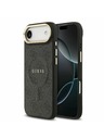 Guess Guess PU Leather 4G Gold Frame MagSafe Zadnja Maska za iPhone Air Black