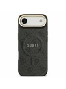 Guess Guess PU Leather 4G Gold Frame MagSafe Zadnja Maska za iPhone Air Black
