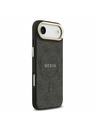 Guess Guess PU Leather 4G Gold Frame MagSafe Zadnja Maska za iPhone Air Black