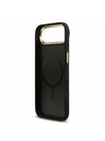 Guess Guess PU Leather 4G Gold Frame MagSafe Zadnja Maska za iPhone Air Black