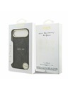 Guess Guess PU Leather 4G Gold Frame MagSafe Zadnja Maska za iPhone Air Black