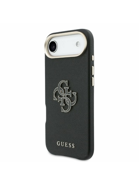 Guess Guess PU Resin Logo Zadnja Maska za iPhone Air Black