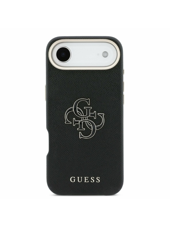 Guess Guess PU Resin Logo Zadnja Maska za iPhone Air Black