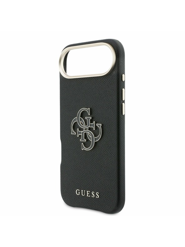 Guess Guess PU Resin Logo Zadnja Maska za iPhone Air Black