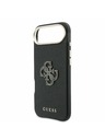 Guess Guess PU Resin Logo Zadnja Maska za iPhone Air Black