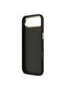 Guess Guess PU Leather 4G Metal Logo Gold Frame Zadnja Maska za iPhone Air Black