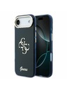 Guess Guess IML 4G Script Metal Logo Zadnja Maska za iPhone Air Blue