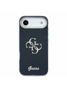 Guess Guess IML 4G Script Metal Logo Zadnja Maska za iPhone Air Blue