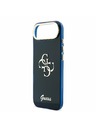 Guess Guess IML 4G Script Metal Logo Zadnja Maska za iPhone Air Blue