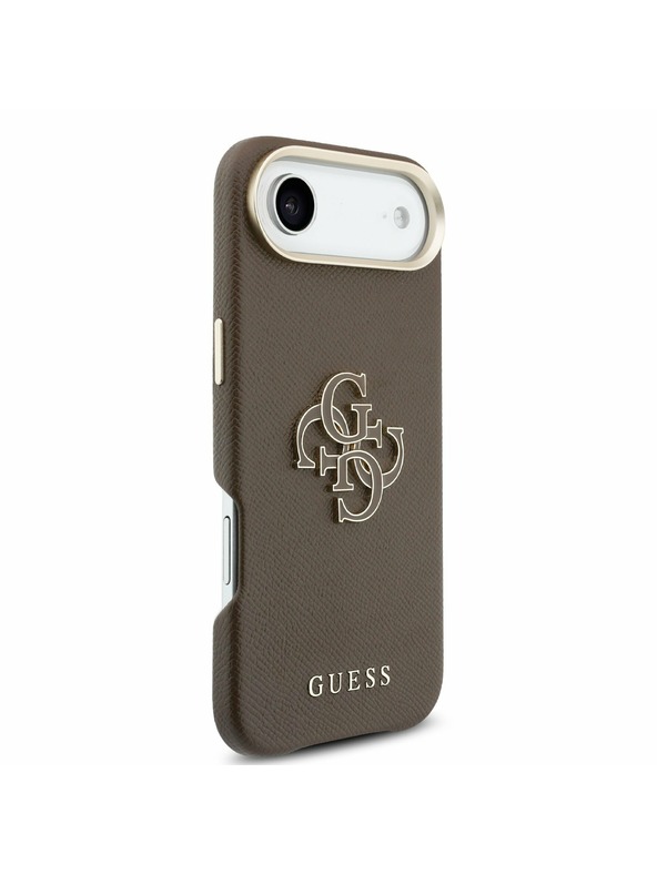 Guess Guess PU Resin Logo Zadnja Maska za iPhone Air Brown