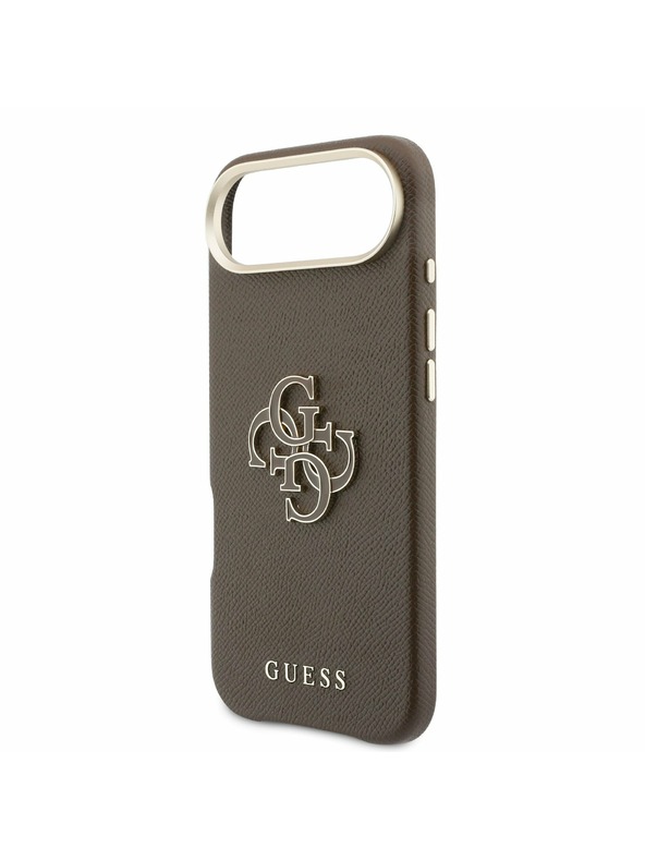 Guess Guess PU Resin Logo Zadnja Maska za iPhone Air Brown