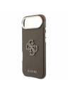 Guess Guess PU Resin Logo Zadnja Maska za iPhone Air Brown