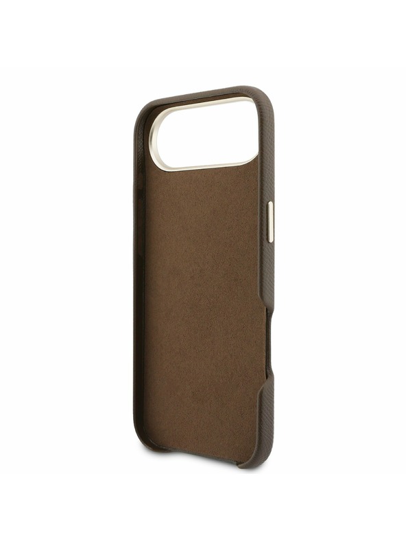 Guess Guess PU Resin Logo Zadnja Maska za iPhone Air Brown