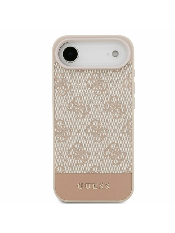 Guess Guess PU 4G Stripe Stražnja Maska za iPhone Air Pink