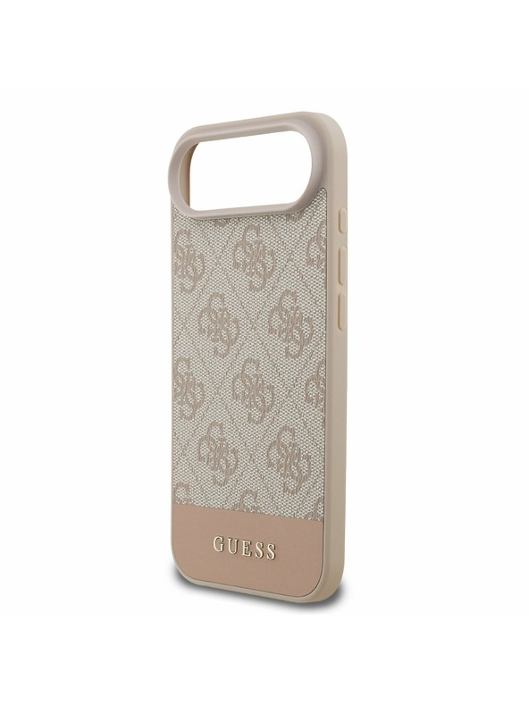 Guess Guess PU 4G Stripe Stražnja Maska za iPhone Air Pink