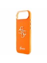 Guess Guess IML 4G Script Metal Logo Stražnja Maska za iPhone Air Orange