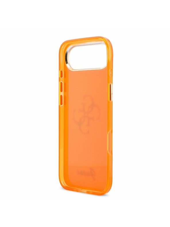 Guess Guess IML 4G Script Metal Logo Stražnja Maska za iPhone Air Orange