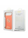 Guess Guess IML 4G Script Metal Logo Stražnja Maska za iPhone Air Orange