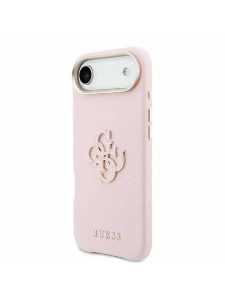 Guess Guess PU Resin Logo Stražnja Maska za iPhone Air Pink