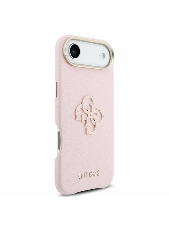 Guess Guess PU Resin Logo Stražnja Maska za iPhone Air Pink