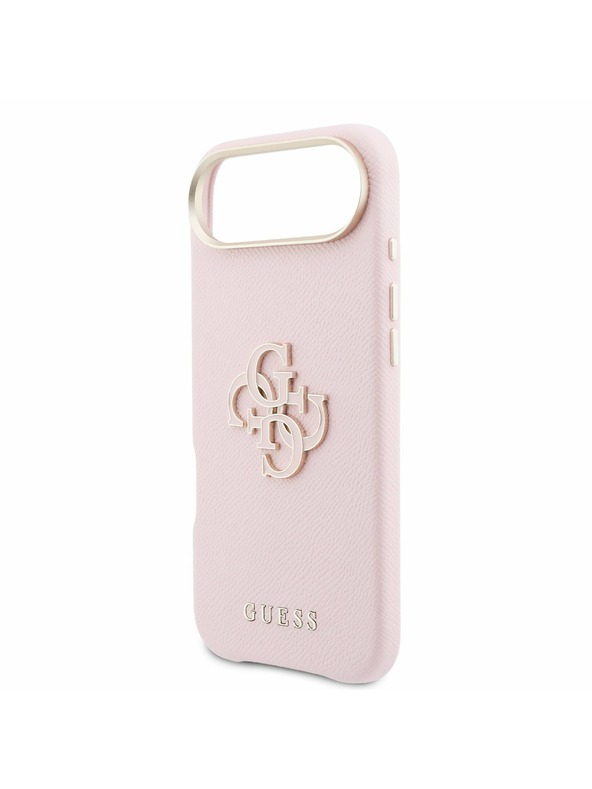 Guess Guess PU Resin Logo Stražnja Maska za iPhone Air Pink