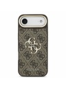 Guess Guess PU Leather 4G Metal Logo Gold Frame Stražnja Maska za iPhone Air Brown