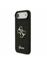 Guess Guess PU Fixed Glitter 4G Metal Logo Stražnja Maska za iPhone Air Black