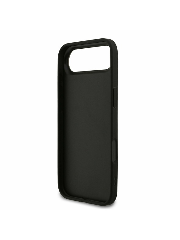 Guess Guess PU Fixed Glitter 4G Metal Logo Stražnja Maska za iPhone Air Black