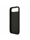 Guess Guess PU Fixed Glitter 4G Metal Logo Stražnja Maska za iPhone Air Black