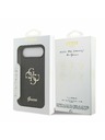 Guess Guess PU Fixed Glitter 4G Metal Logo Stražnja Maska za iPhone Air Black