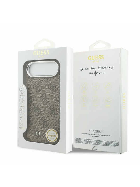 Guess Guess 4G MagSafe Stražnja Maska za iPhone Air Brown