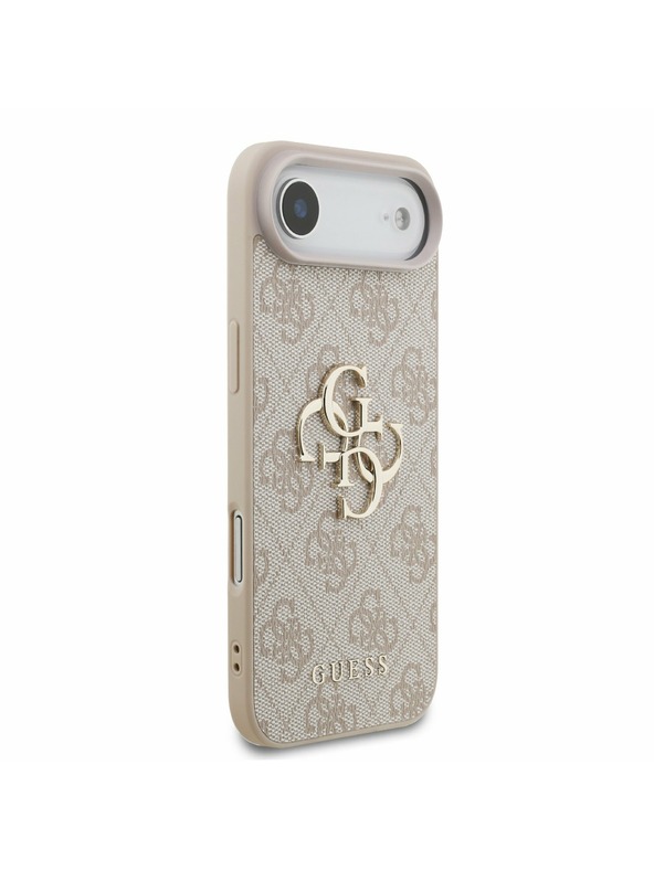 Guess Guess PU 4G Metal Logo Stražnja Maska za iPhone Air Pink