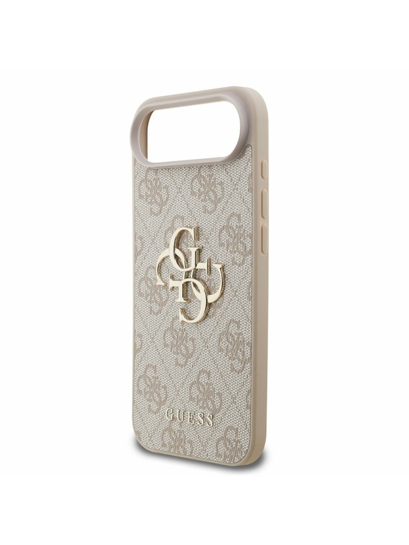 Guess Guess PU 4G Metal Logo Stražnja Maska za iPhone Air Pink