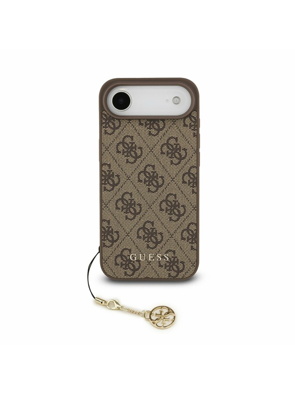 Guess Guess 4G Charm MagSafe Stražnja Maska za iPhone Air Tone on Tone Brown