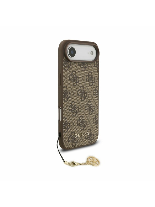 Guess Guess 4G Charm MagSafe Stražnja Maska za iPhone Air Tone on Tone Brown