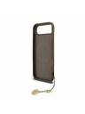 Guess Guess 4G Charm MagSafe Stražnja Maska za iPhone Air Tone on Tone Brown