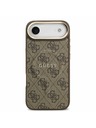 Guess Guess PU Leather 4G Gold Frame MagSafe Stražnja Maska za iPhone Air Brown