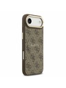 Guess Guess PU Leather 4G Gold Frame MagSafe Stražnja Maska za iPhone Air Brown