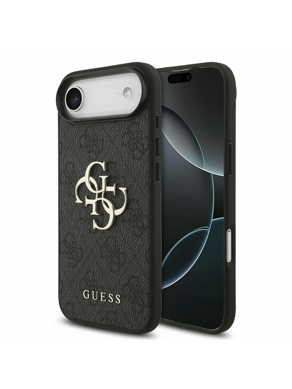 Guess Guess PU 4G Metal Logo Stražnja Maska za iPhone Air Grey