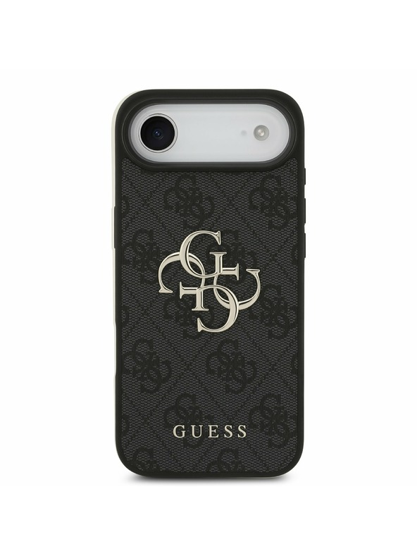 Guess Guess PU 4G Metal Logo Stražnja Maska za iPhone Air Grey