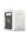 Guess Guess PU 4G Metal Logo Stražnja Maska za iPhone Air Grey