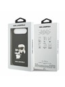 Karl Lagerfeld Karl Lagerfeld 3D Rubber Karl and Choupette Stražnja Maska za iPhone Air Black