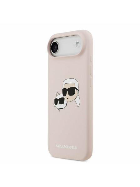 Karl Lagerfeld Karl Lagerfeld Liquid Silicone Double Heads MagSafe Stražnja Maska za iPhone Air Pink