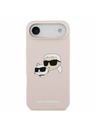 Karl Lagerfeld Karl Lagerfeld Liquid Silicone Double Heads MagSafe Stražnja Maska za iPhone Air Pink